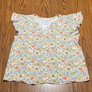 LOFT women’s ruffled short sleeved top